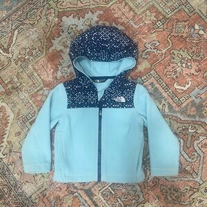 North Face Denali zip-up jacket- 2T toddler